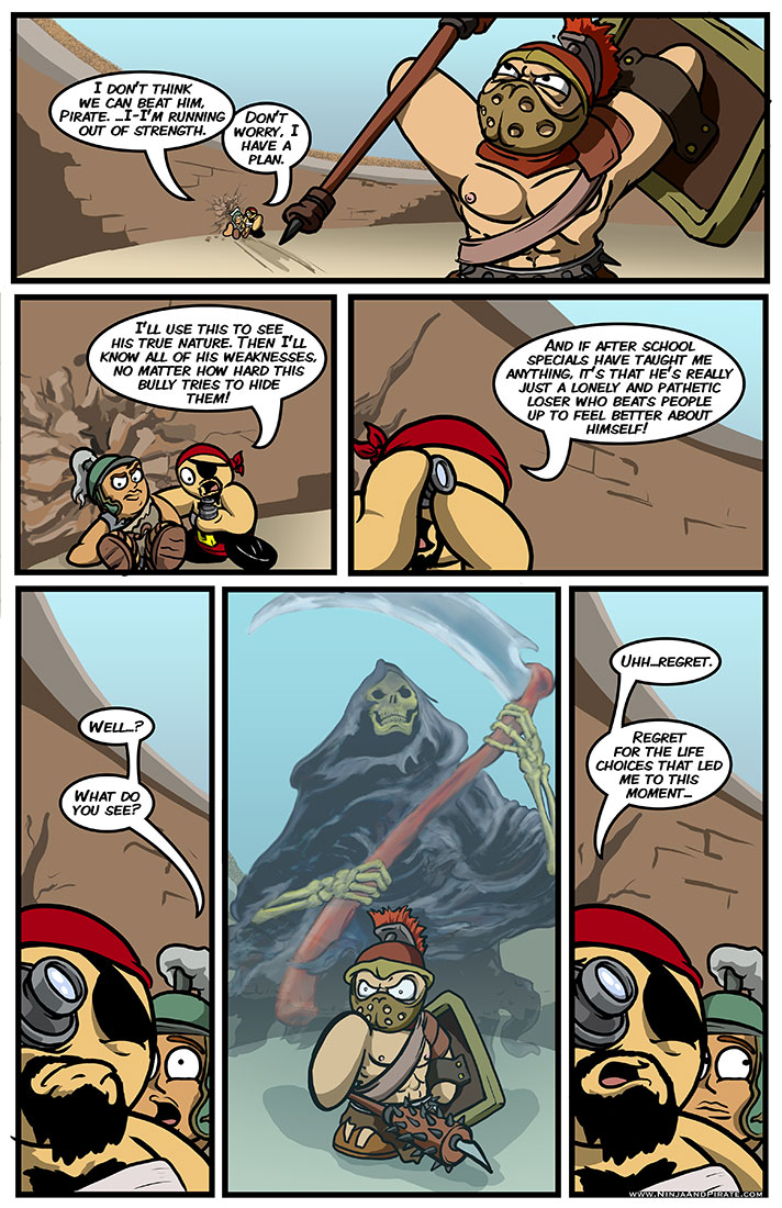Funny Pirate. I see the same thing before publishing every comic.